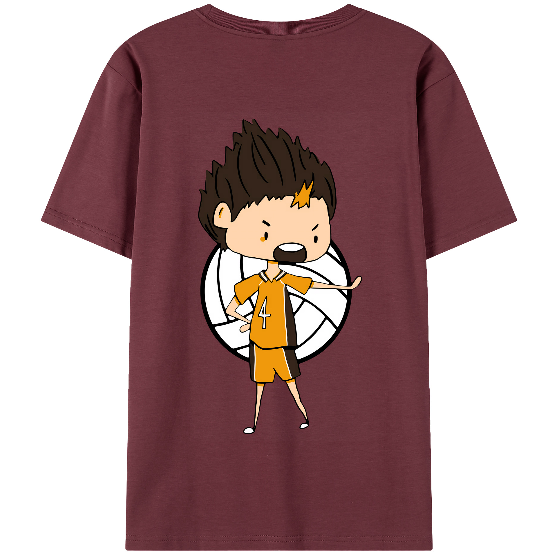 （画像用） ハイキュー!! Haikyu!! 綿100％半袖Tシャツ（背面プリント）